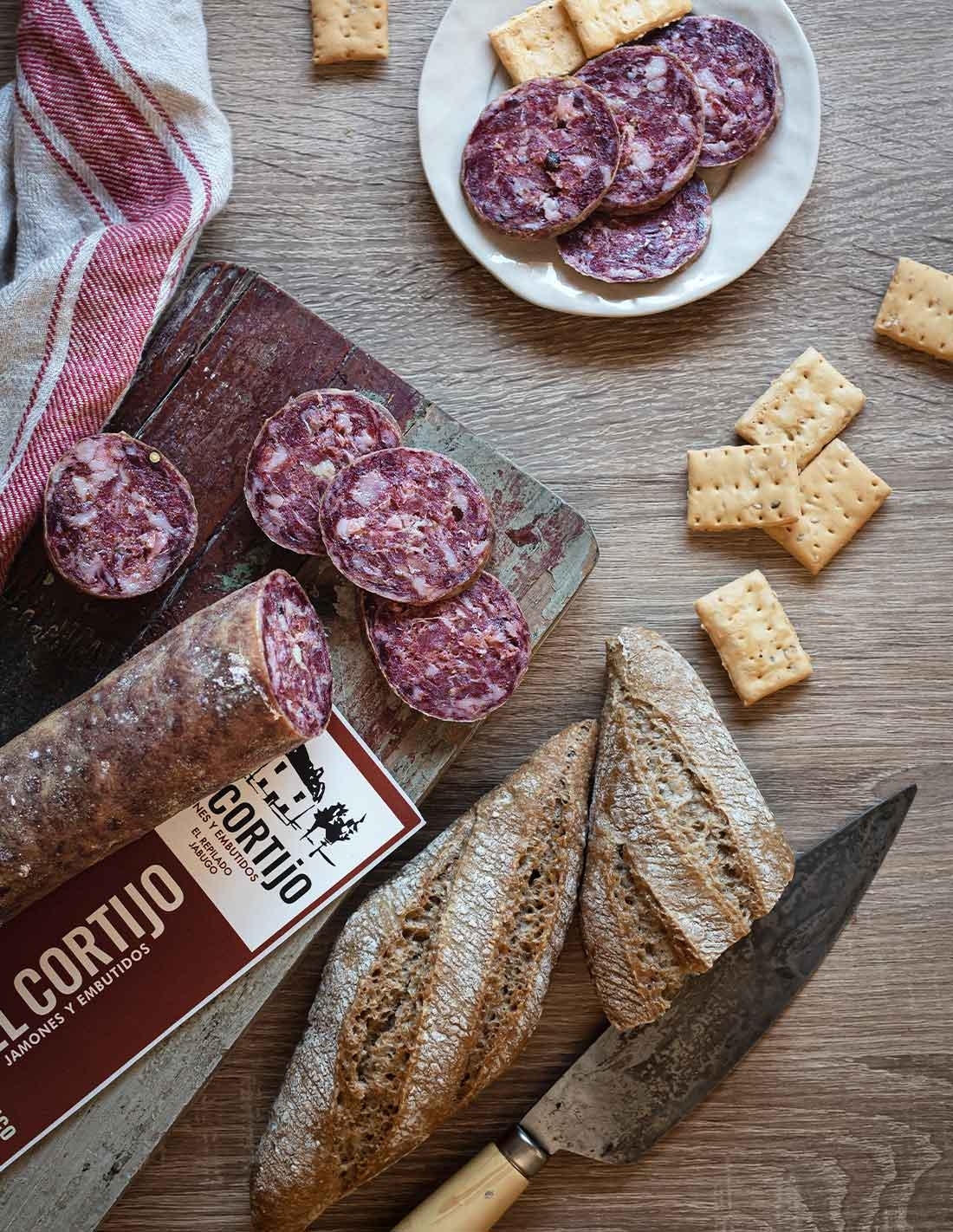 copy of Iberian acorn-fed ham 50%...