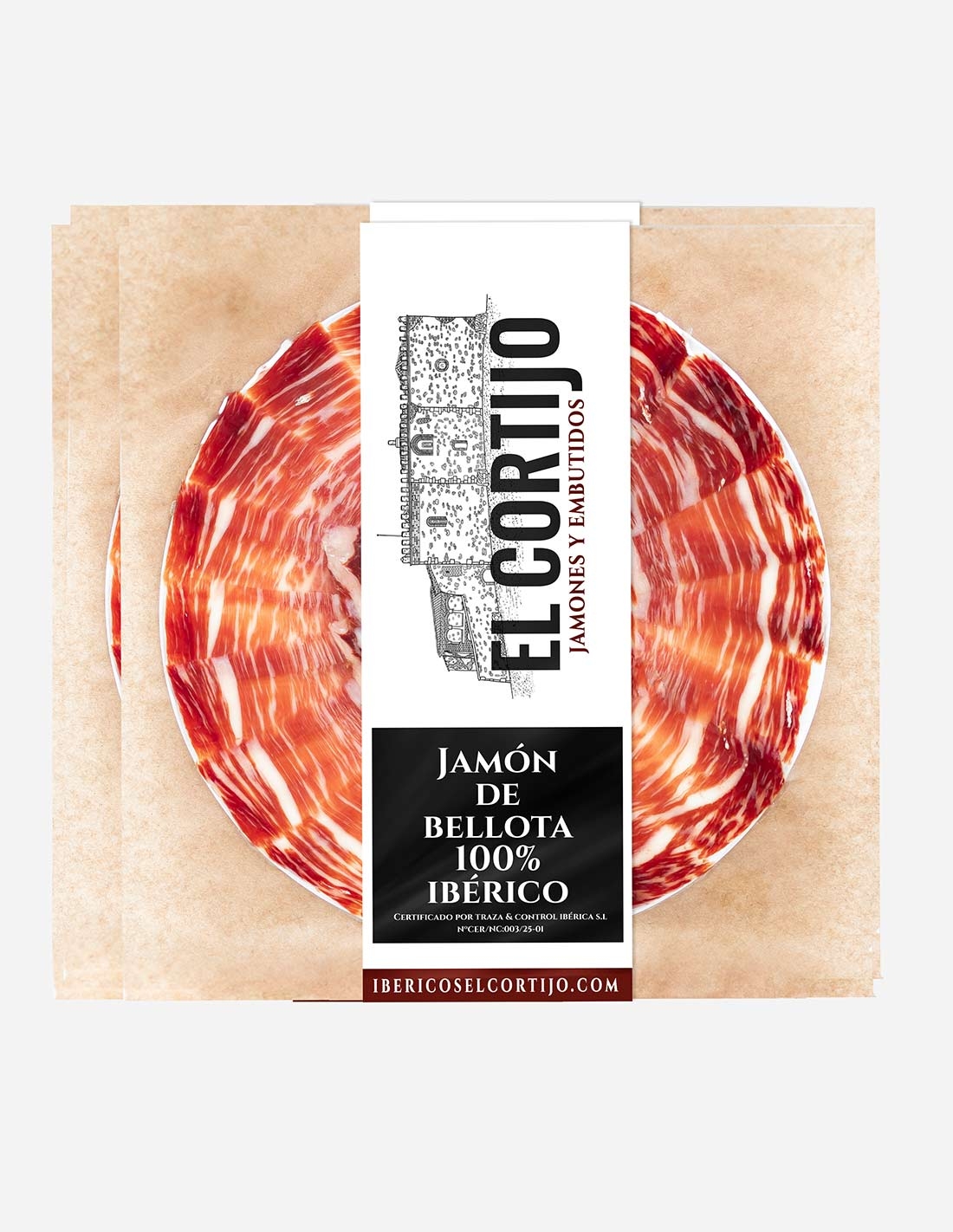 Lote Jamón de bellota 100% ibérico...